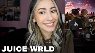 REACTING TO quotWANDERED TO LAquot JUICE WRLD FT JUSTIN BIEBER [upl. by Rafaelita]