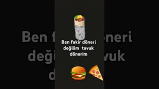 Ben fakir döneei değilim benikeşfet tavukdöner kesfet döner [upl. by Holbrook]