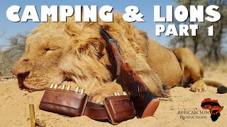 Lions and Camping what a combo Backpack lion hunting at its best [upl. by Amsirhc]