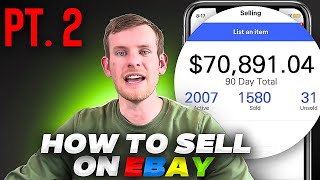 How To Sell On EBay Part 2 The Ultimate Beginners Guide 2024 [upl. by Fortunia647]