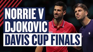 Highlights  Norrie v Djokovic  GB v Serbia  Davis Cup Finals 2023  LTA [upl. by Julienne]