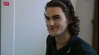 Roger Federer checking ATP rankings in 2000 [upl. by Quigley]