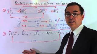 Balanceo de ecuaciones químicas por REDOX Número 1 [upl. by Imar]