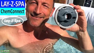 LAYZSPA How to use ChemConnect with ClearWater Multi Function Chlorine Tablets [upl. by Eceryt105]