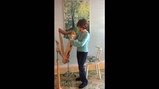 How to tune Harpsicle Harp on Adjustable Stand [upl. by Acilejna]