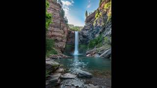 World HistoryStunning Aerial Bridal Veil Falls Colorado Breathtaking Waterfall shorts trending [upl. by Donavon]