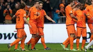 Highlights Nederland  Estland WK 2014kwalificatie 22032013 [upl. by Anauq728]