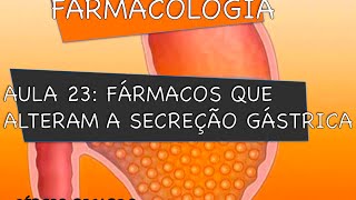 Curso de Farmacologia Aula 23  Farmacologia gastrica  Fármacos usados [upl. by Cahilly]