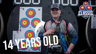 Bodie Turner Shoots Perfect Score  2022 Lancaster Archery Classic [upl. by Annekahs]