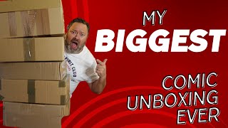 You Wont Believe This Comic Book Haul  Biggest Unboxing EVER [upl. by Plusch962]