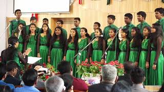 quotChristmas alleluquot  Junior Choir  Dec 22nd2018 [upl. by Aikenahs]