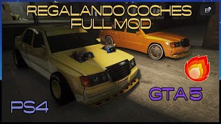 regalando coches Modeando coches y actividades GTA online Ps4 [upl. by Tjaden434]