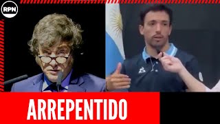 Oro olímpico se arrepiente de votar a Milei y lo destroza por no apoyar a los deportistas [upl. by Arvonio]