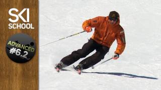 HOW TO CARVE on Skis  Advanced Ski Lesson 62  Carving [upl. by Ainesell492]