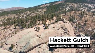 Hackett Gulch  Woodland Park Colorado  Hard Trail [upl. by Ohara]