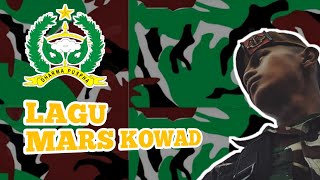 TNI AD  LAGU MARS KOWAD KORPS WANITA ANGKATAN DARAT VIDEO LIRIK  DHARMA PUSPHA [upl. by Calendra490]