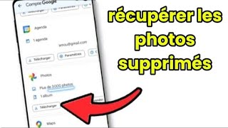 comment récupérer des photos  videos supprimés sur android [upl. by Rakabuba933]