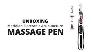 Meridian Electronic AcupunctureMassage Pen Unboxing and review [upl. by Levin944]