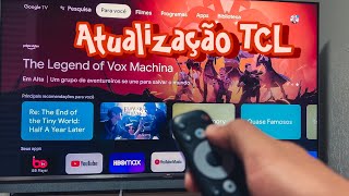 Atualização Update TCL C825 [upl. by Nerrawed]