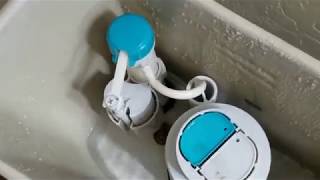 How to remove toilet cistern lid  Dual flush buttons [upl. by Kathye]