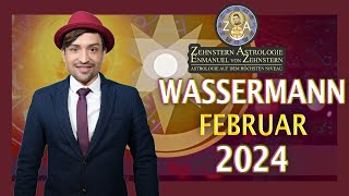 WASSERMANN  FEBRUAR MONATSHOROSKOP  ZEHNSTERN ASTROLOGIE  ENMANUEL VON ZEHNSTERN [upl. by Yaras679]