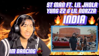 Iam Dancing 💃  St Man Ft Lil Jhola  Yung 22 amp Lil Norzza  India 🔥  Reaction Video 240mission [upl. by Norej905]