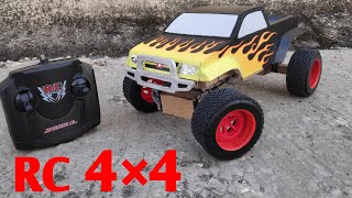 How to Make a 4x4 RC Car DIY [upl. by Gregorio]