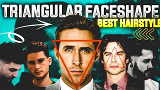 Top 5 Best Hairstyle For Triangle Face shape  Asli Style hacker [upl. by Ballard]