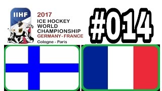 Eishockey WM 2017 014 Finnland VS Frankreich  Lets Play NHL17 PS4 [upl. by Mungovan33]