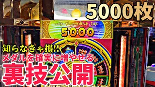 【裏技】ごめんなさい…今まで隠していた確実にメダルを増やす方法を完全公開します。【メダルゲーム】【ドラクエ】 [upl. by Gnoc]