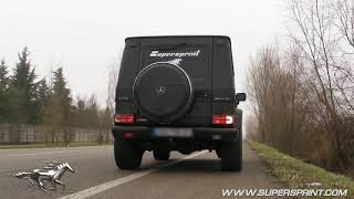 Supersprint exhaust for Mercedes G55 AMG  Thunder noise [upl. by Sissy]