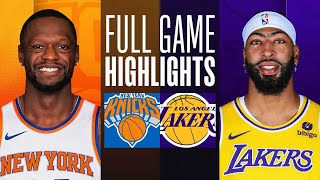 KNICKS at LAKERS  FULL GAME HIGHLIGHTS  December 18 2023 [upl. by Julita372]