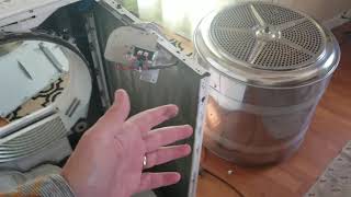 dryer makes noise when tumbling fixed Bosch nexxt series 8000 removed and replaced drum [upl. by Elwin414]