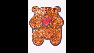 Lovely Drawing of a Sparkly Bear 🐻 [upl. by Aihcila]