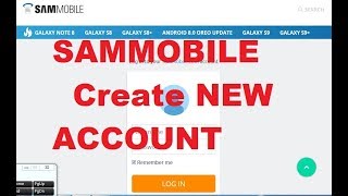 How to register Sammobile account amp flash file download New 2017 [upl. by Olimpia]