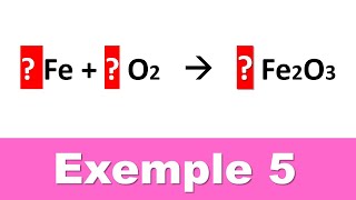 Équilibrer une équation chimique  Exemple 4 [upl. by Assener]