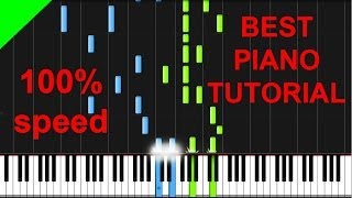 Vuelie  Frozen Soundtrack piano tutorial [upl. by Kinney105]