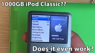 Building a 1000GB iPod classic Can it handle the storage [upl. by Zebulen]