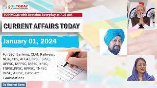 01 JANUARY 2024 Current Affairs by GK Today  GKTODAY Current Affairs  2024 [upl. by Eerb309]