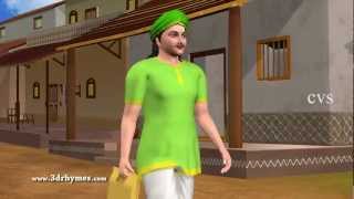 Narayana Narayana Nakka toka  3D Animation Telugu Rhymes For children with Lyrics [upl. by Lucila]