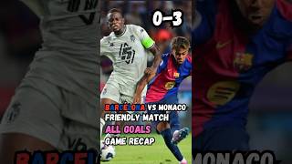 Barcelona vs Monaco 03 INSANE Goals and Highlights [upl. by Akinajnat620]