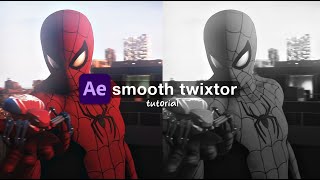 smooth twixtor and velocity  after effects tutorial [upl. by Consalve]