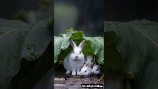 Mother Rabbit Protecting Her bunnies 🐰🐇 💕 [upl. by Ib]