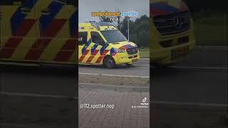 🚨p1 reanimatie 📟3x🚓 2x🚑 1x🚒🌎Bant NL 🕐1126 [upl. by Heady]