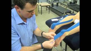 How To Tape a Calf for Plantar fasciitis [upl. by Aicenad]