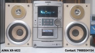 AIWA XRM22 MICRO HIFI MUSIC SYSTEM [upl. by Dnomsed]