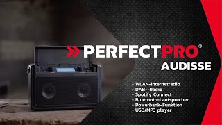 PerfectPro Audisse DE  Das vielseitigste tragbare OutdoorRadio aller Zeiten [upl. by Adnamahs]