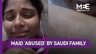 Maid ‘abused’ by Saudi family [upl. by Junie]