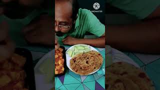 What I ate  আজ ডিনারে পরোটাeatingzone dinner dinnertime porota [upl. by Artus]