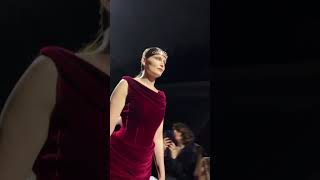 Laetitia Casta close the Jean Paul Gaultier FallWinter 2023 HauteCouture FashionShow [upl. by Jephthah]